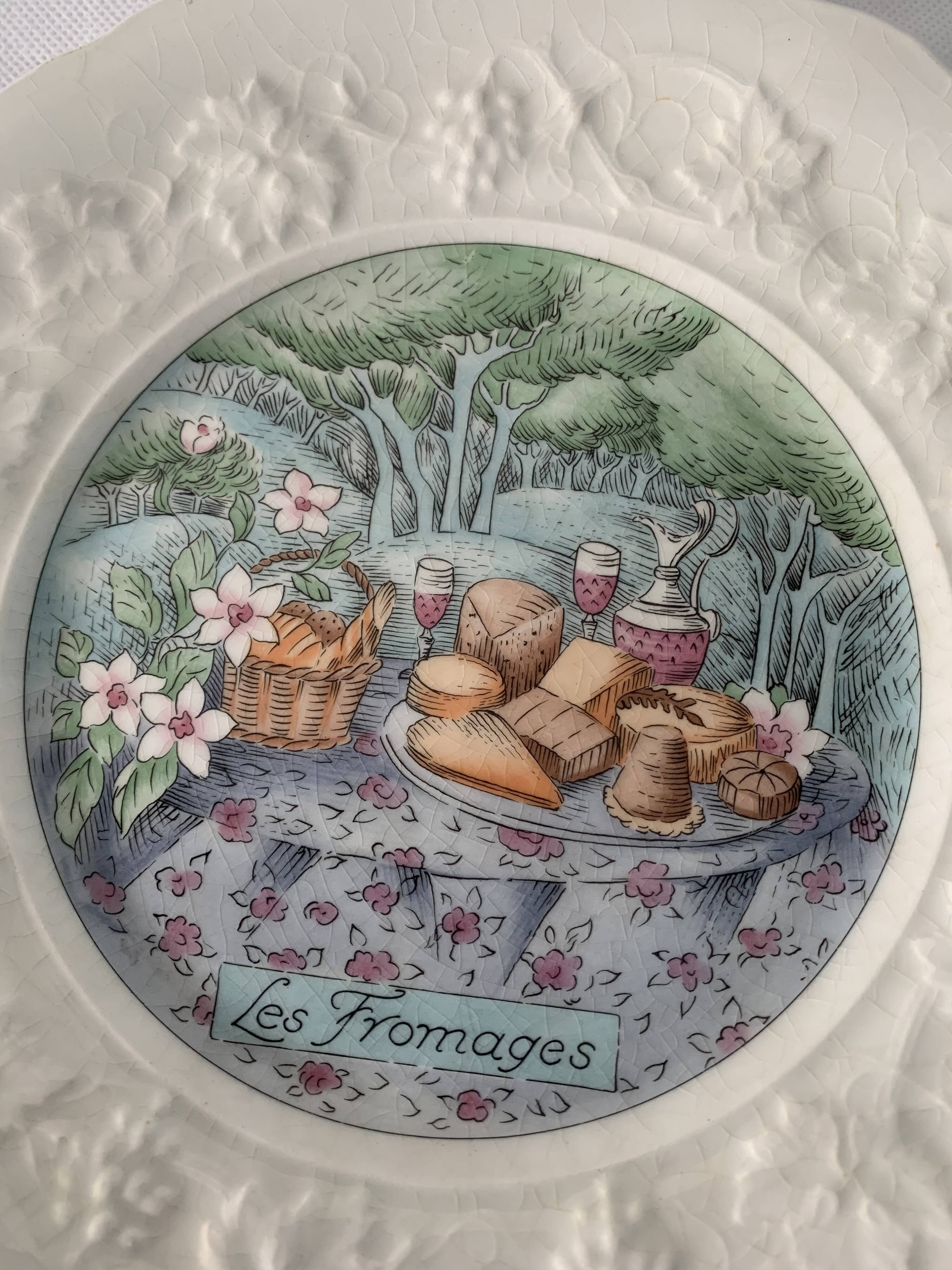 5 Gien Cheese Plates Marie-Pierre Boitard Flavours