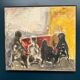 Original Danish Oil on Canvas“Figurative Composition” by Max Bilde