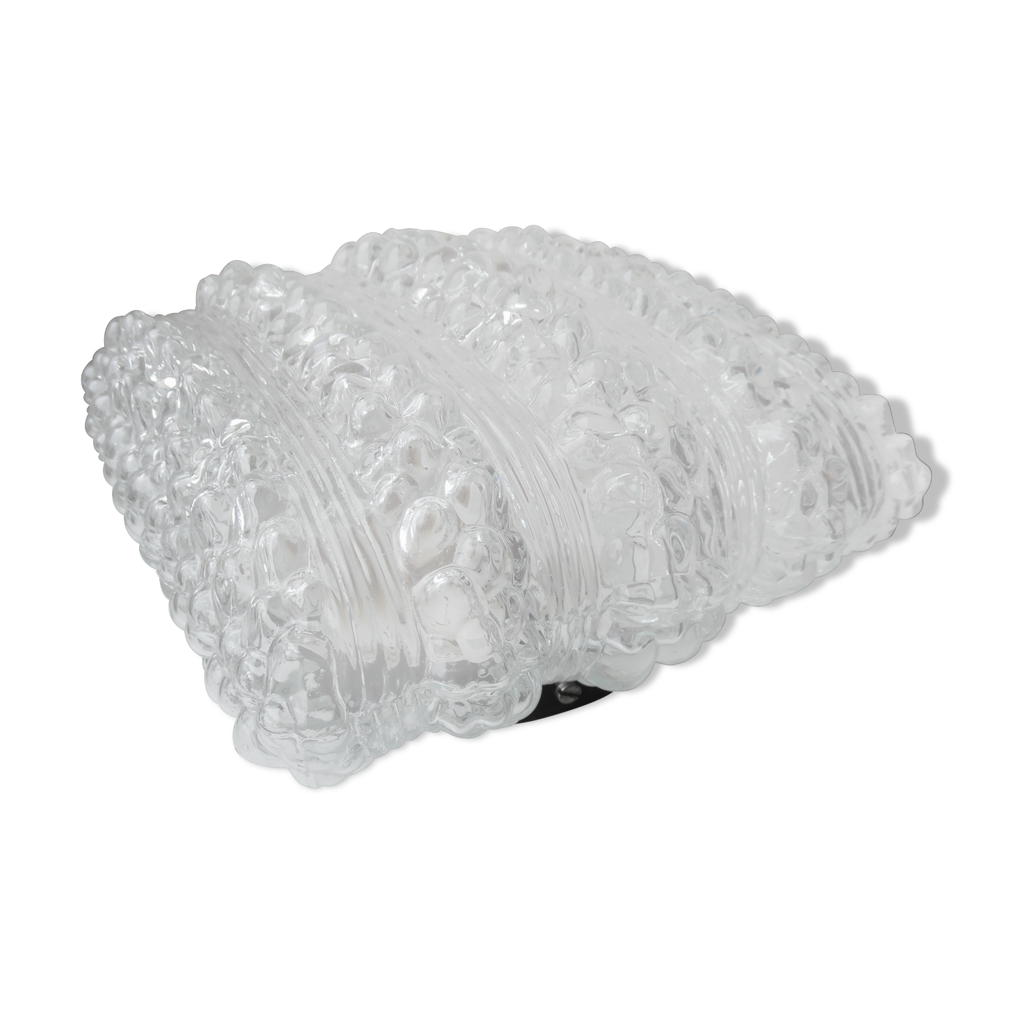 vintage 70s bubbleglass ceiling