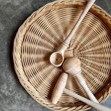 Woven wicker tray ⌀ 40 cm