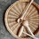 Woven wicker tray ⌀ 40 cm