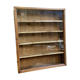 Ancient 19th oak wall showcase