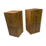 Pair of brotalist stool
