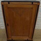 Furniture with an art deco door with 2 solid wood interior shelves – Completely revamped