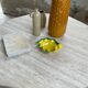 Ceramic yellow vallauris dish
