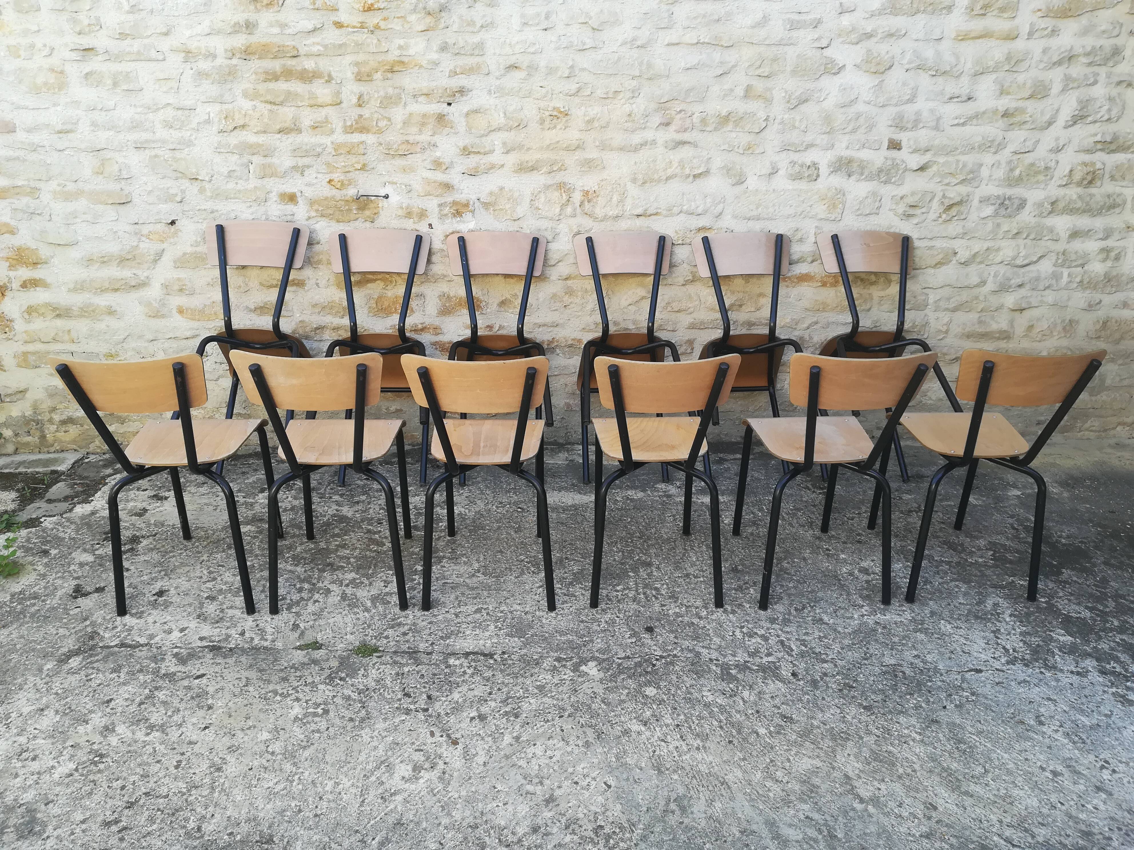 Vintage school chairs