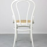 No. 18 White Chairs by Michael Thonet, Set of 4