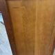French vintage corner cabinet in solid wood by Ernest Ménard.