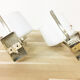 Vintage brass wall light 1950