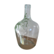Transparent demijohn vase