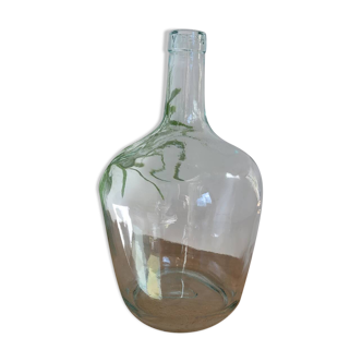 Vase dame-jeanne transparente