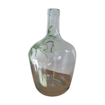 Vase dame-jeanne transparente