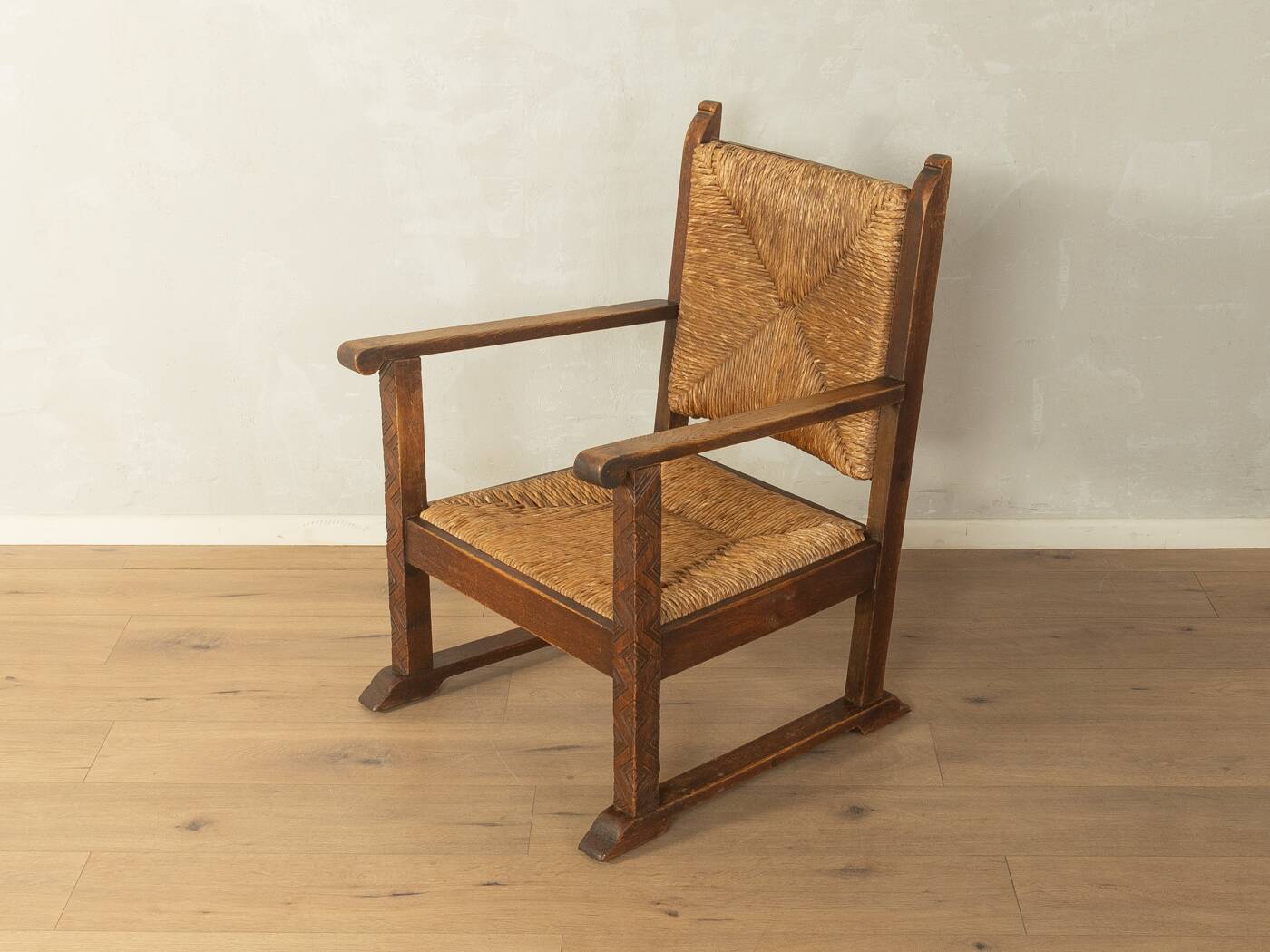 Brutalist armchair