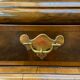 Large old wooden showcase