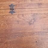 Wooden chest with lion paws