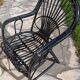 Vintage rattan armchair