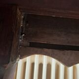 Farmhouse table with drawer and extension