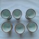 Stoneware egg cups screen printed with sunflowers