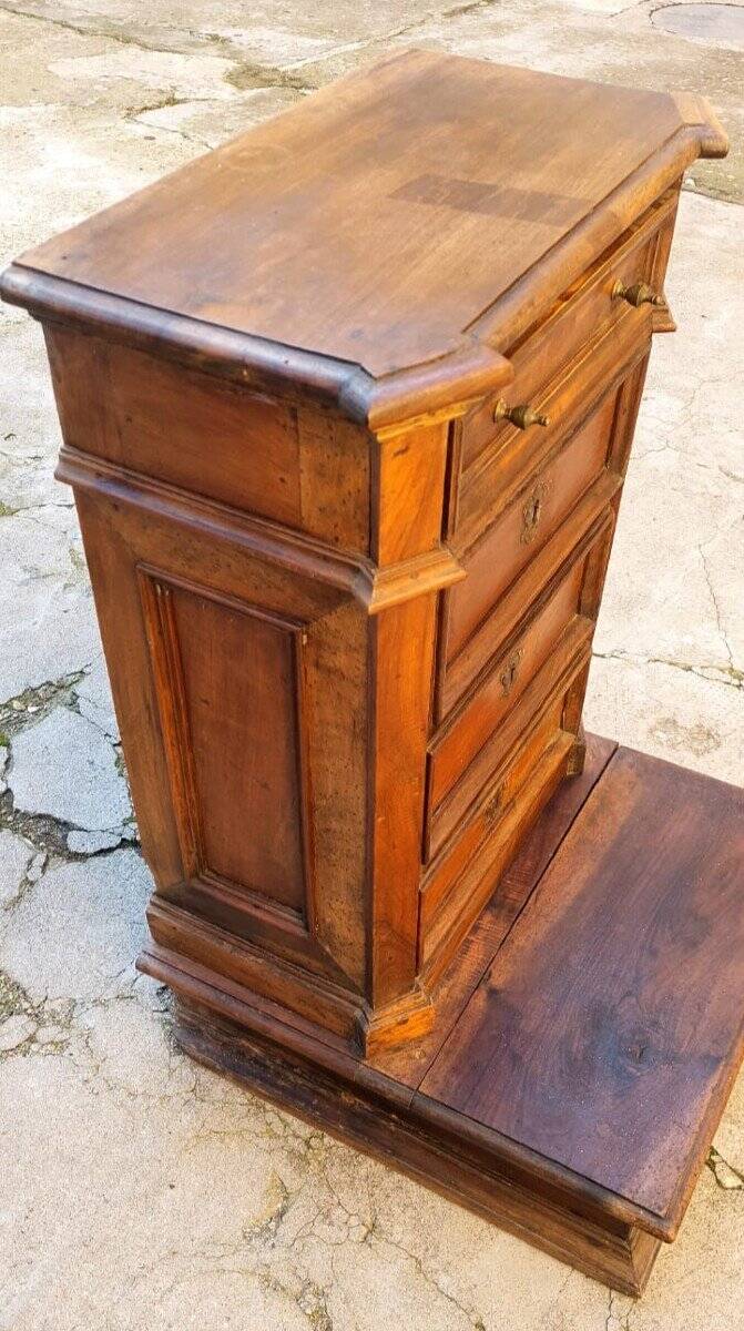 Antique kneeler with 4 drawers, Italy, early 18th century