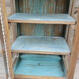 Old Art Deco display case in Burmese teak