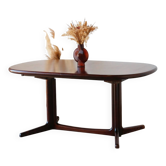Teak and rosewood table by Edvard Valentinsen (Ringe – Denmark) – 2 extensions