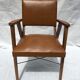 Fauteuil scandinave avec pieds compas années 60