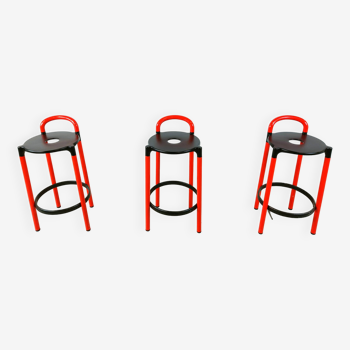 Vintage bar stools by Anna Castelli Ferrieri for Kartell, 1980s