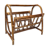 Dark bamboo magazine holders
