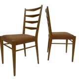 Suite de 4 chaises vintage Cees Braakman Pastoe ST09 années 50
