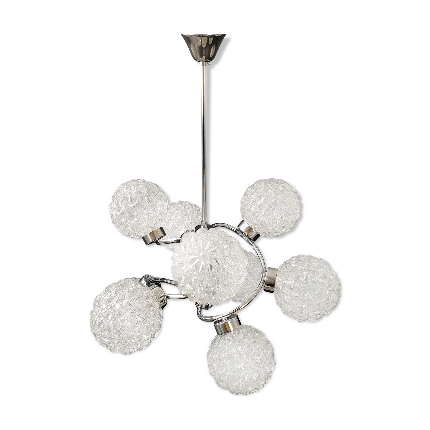 Vintage sputnik chandelier 1970