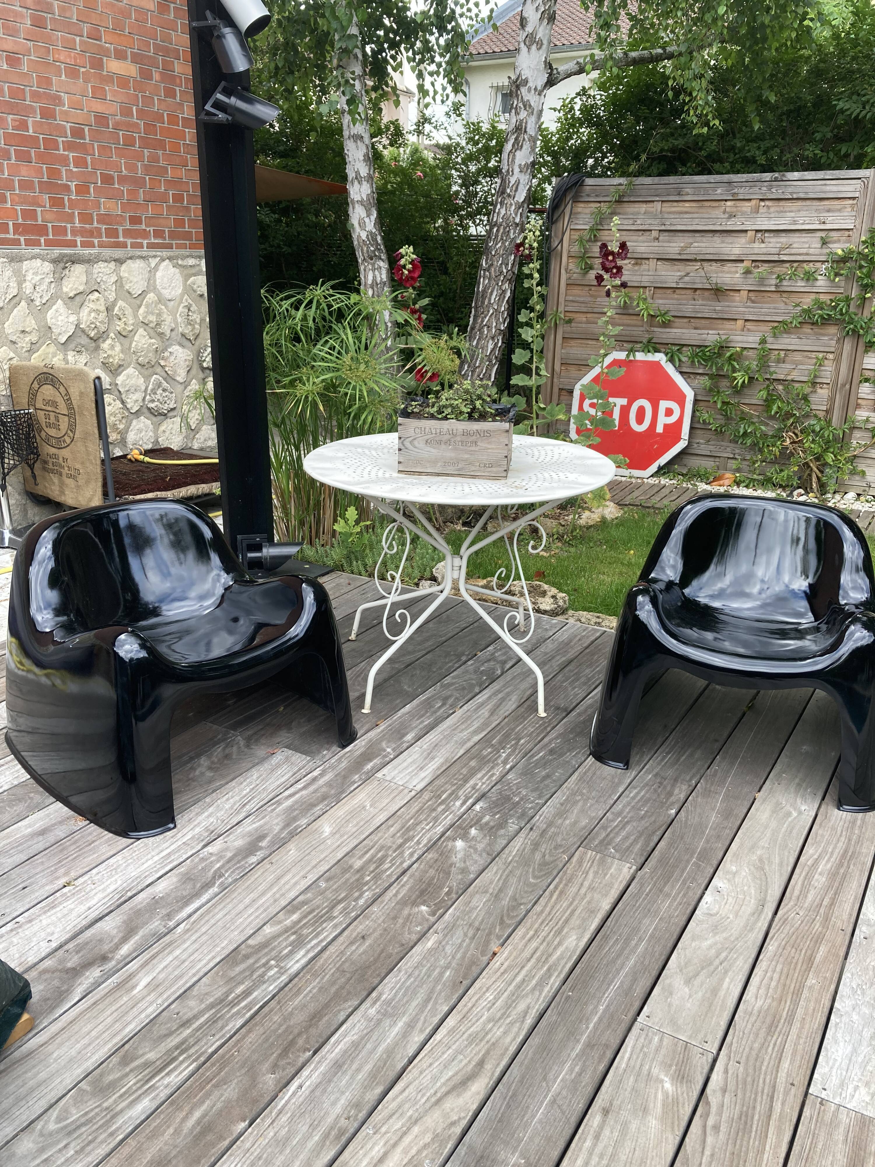 Toga armchairs by Sergio Mazza