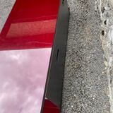 Meuble tv rectangulaire plexiglass bordeaux lie de vin david lange vin