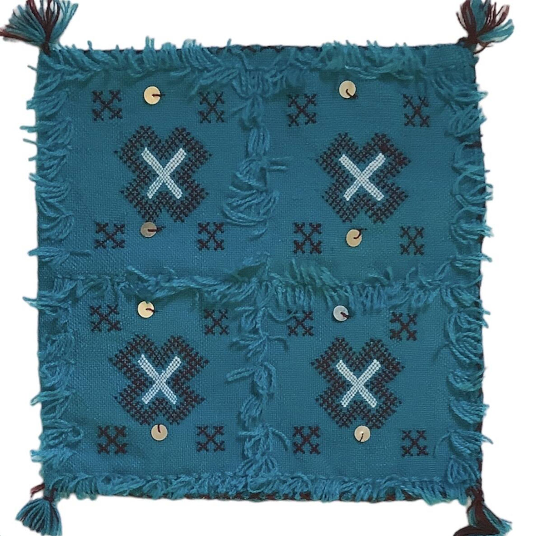 2 housses de coussins berbères vintage