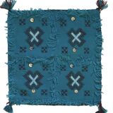 2 vintage Berber cushion covers