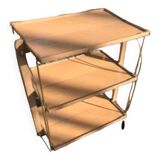 Bocado 3-tier serving trolley in blond beech
