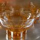 8 vintage pink moulded glass bowls from the 1940s-50s.