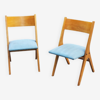 Paire de chaises années 50/60