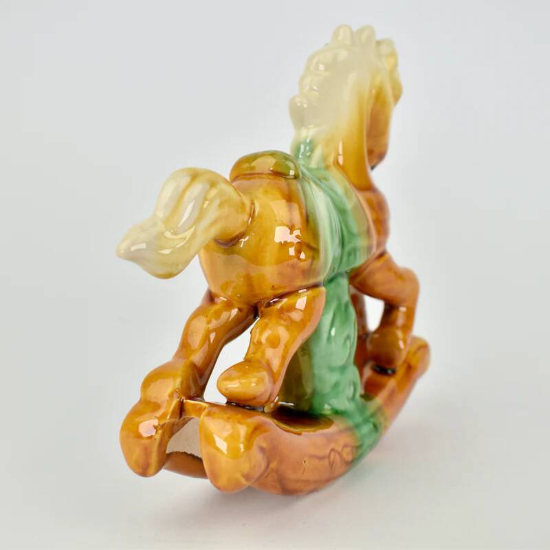 Vintage Tang Dynasty Style Rocking Figurine