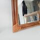 Vintage bamboo and rattan mirror from the 60s/70s, 50*40 cm.
