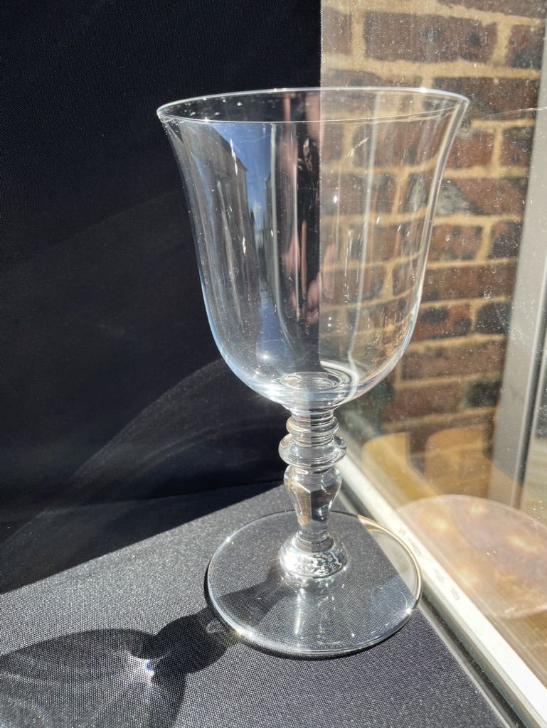 Baccarat – glasses size n°2 - art nouveau - blown plain crystal - service vence