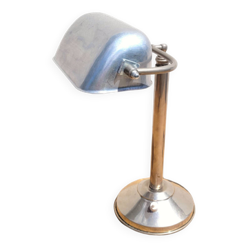 Vintage aluminum desk lamp