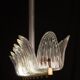 Luxury Large Size Art Decò Chandelier By Barovier e Toso, Murano Glass, 1940
