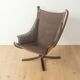 Falcon chair with footstool by Sigurd Ressell for Vatne Møbler