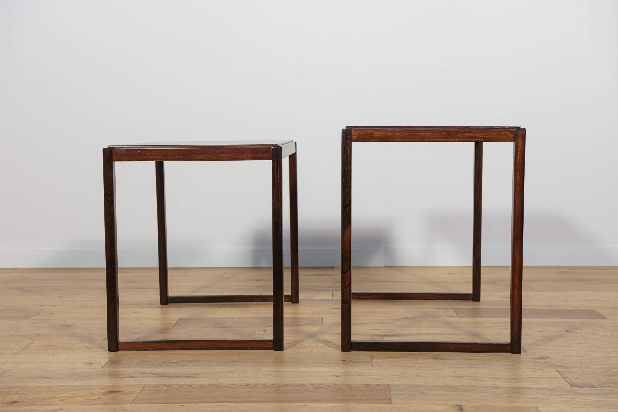 Mid-Century Rosewood Nesting Tables, 1960s, Sweden, Set of 2