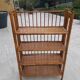 Étagère pliable en bambou et rotin