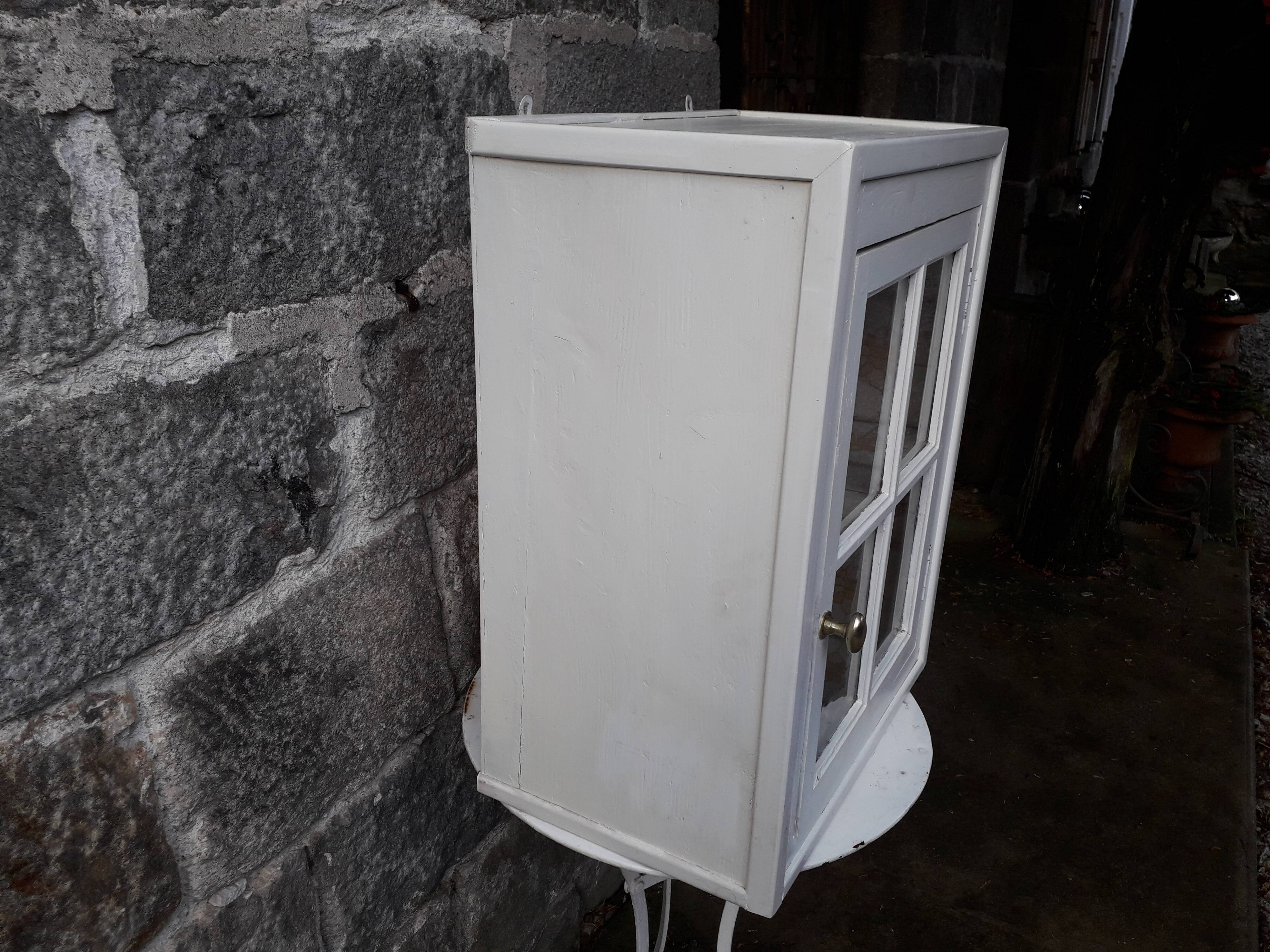 Showcase, vintage wall shelf