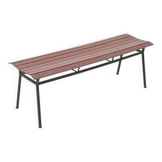 Vintage metal bench, 1950s