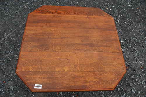 Table Bistro cast iron and oak tray