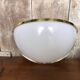 Old metalarte half moon plastic wall lamp + vintage metal support