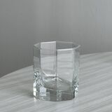Set of 6 thick octagonal water glasses